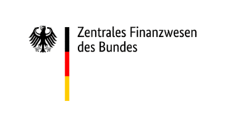 ZFB-Logo mit Bundesadler, angedeuteter Deutschland-Flagge und Schriftzug