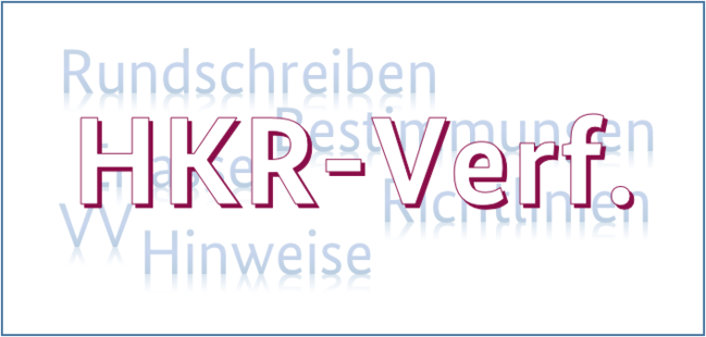 dekoratives Symbolbild mit dem Schriftzug HKR-Verf.